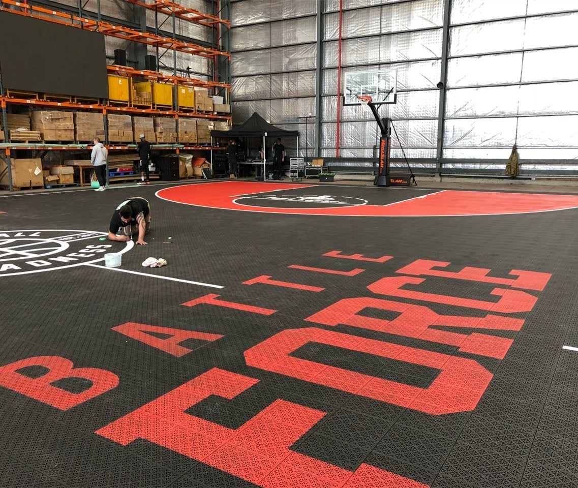 95′ x 60′ Basketball Court - Modulux