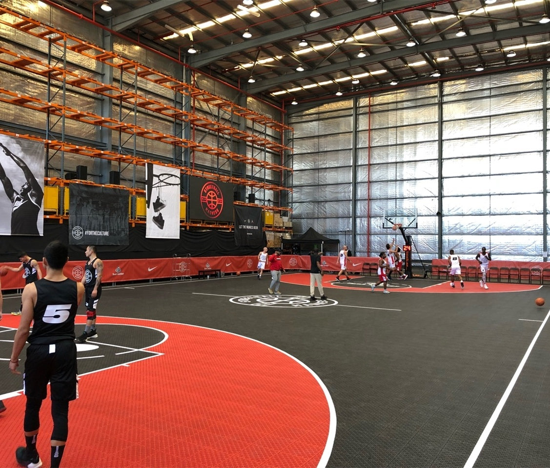 95′ x 60′ Basketball Court - Modulux