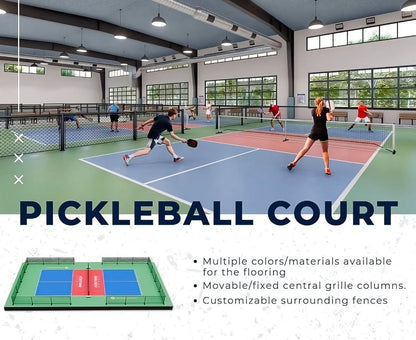 60' x 30' Pickleball Court - PVC roll - Modulux