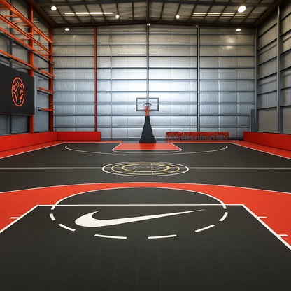 95′ x 60′ Basketball Court - Modulux